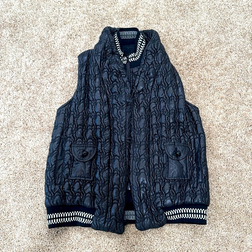 Anna Sui Vintage Puffed Bomber Vest